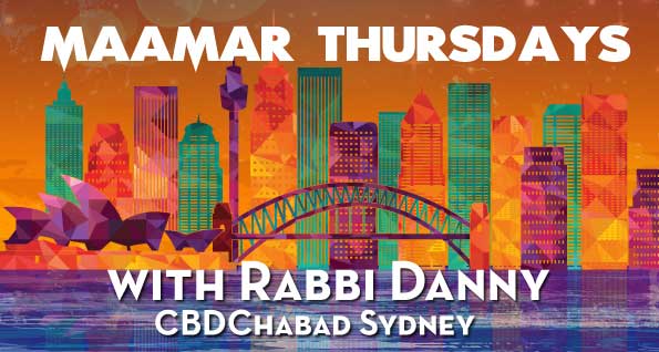 Maamar Thursday lectures with Rabbi Danny at CBDChabad Sydney